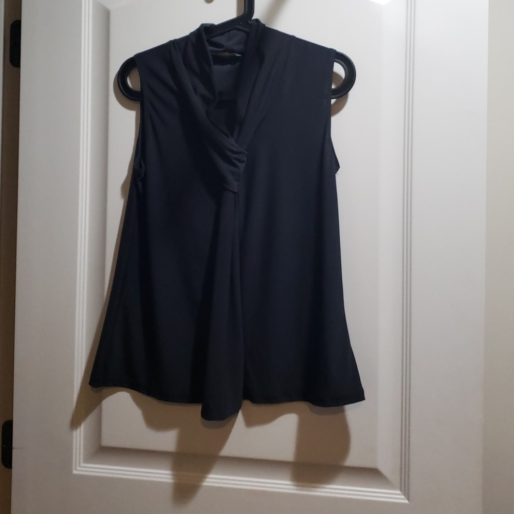 Dark Grey Dressy Top